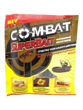 Порошок Combat для знищення тарганів 50 г засіб від шкідників Combat Superbait, 50 грам фото