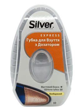 Губка для шкіри Silver безбарвний 6 мл крем з дозатором 5597 фото