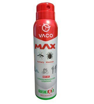 Спрей від комарів та кліщів Vaco Max 100 мл засіб для захисту на основі DEET 30% DV785646546 фото